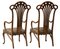 Antique Wooden Liberty Armchairs, Set of 2 3