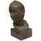 Antique Head of Young Boy Bronze Sculpture by Attilio Torresini, 1900s, Image 1