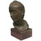 Cabeza antigua de escultura Young Boy de bronce de Attilio Torresini, década de 1900, Imagen 1