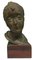 Antique Head of Young Boy Bronze Sculpture by Attilio Torresini, 1900s 2