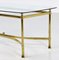 Vintage Golden Brass Coffee Table, Italy, 1950s 4