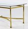 Vintage Golden Brass Coffee Table, Italy, 1950s, Image 4