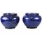 19th Century Blue Terracotta Vases, Set of 2 1