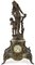 19th Century French Onyx and Antimony Clock 4