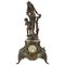 19th Century French Onyx and Antimony Clock 1