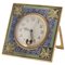 Vintage Russian Enamel and Metal Clock, Image 1