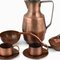 Vintage Copper Set by Eugen Zint, Germany, 1960s, Set of 8 2