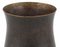 Dark Patina Brass Vase by Eugen Zint, Germany, 1960s 2