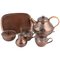 Vintage Copper Tea Set by Harald Buchrucker, Germany, 1950s, Set of 6, Immagine 1