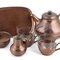 Vintage Copper Tea Set by Harald Buchrucker, Germany, 1950s, Set of 6 3