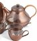 Vintage Copper Tea Set by Harald Buchrucker, Germany, 1950s, Set of 6 4