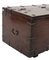 Vintage Chinese Wooden Chest with Decorations and Bronze Lock, Image 3