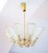 Vintage Ice Glass Chandelier from Kalmar, Image 1