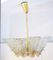 Vintage Ice Glass Chandelier from Kalmar 8