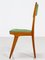 Vintage Italian Green Chairs, 1950s, Set of 6 2