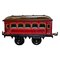 Vintage German Karl Bub 7-Window Passenger Coach Toy 1