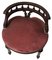 Late-19th Century Wooden and Velvet Armchair, Image 2