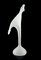 Vintage White Jack in the Pulpit Satin Glass 4