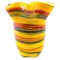 Vintage European Colorful Striped Vase 1