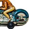 Vintage Motorcyclist Toy, anni '60, Immagine 3