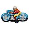 Small Vintage Japanese Motorcyclist Toy, 1960s 1