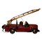 Vintage Tin Fire Truck Toy, 1939, Image 1