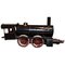 Locomotora de tren vintage en negro, Imagen 1