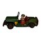 Vintage Military Jeep Toy, Image 1