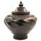 Orientalische Vintage Ost-Terrakotta Vase 1