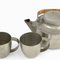 Vintage Art Deco Pewter Tea Set by Harald Buchrucker, 1940s, Set of 3, Image 2