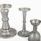 Vintage German Tin Candleholders by Harald Buchrucker, 1950s, Set of 3 3