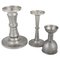 Vintage German Tin Candleholders by Harald Buchrucker, 1950s, Set of 3 1