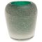 Vintage Murano Green Glass Vase by Carlo Scarpa for Venini, 1950s 1