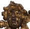 18th Century Wooden Gilded Angel Heads, Set of 2 3