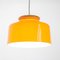 Spanish Yellow Ceiling Lamp from Metalarte, 1970s, Image 4