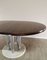 Mid-Century Chrome-Plated Metal, Mahogany & White Marble Veneer Dining Table from Livenza, 1970s, Image 3
