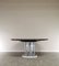Mid-Century Chrome-Plated Metal, Mahogany & White Marble Veneer Dining Table from Livenza, 1970s, Image 16