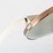 Spanish Gold and Cream 2000 Boomerang Table Lamp from Fase, 1960s 9