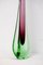 Italian Submerged Glass Single Flower Vase, 1970s 12