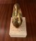 Miniatur Skulptur aus Brasilianischer Bronze & Travertin Skulptur von Domenico Calabrone, 1970er 6