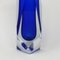 Blaue Vase aus Murano Glas von Flavio Poli für Seguso, 1960er 6