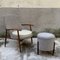 Italian Armchair & Small Ottoman by Fratelli Marelli for Framar, 1950s, Set of 2, Image 1