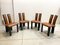 Vintage Dining Chairs, 1980s, Set of 4, Image 2