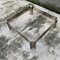 Italian Coffee Table with Interlocking Steel Plates, 1960s, Image 6