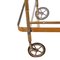 Faux Bamboo Brass Bar Trolley, 1950s, Image 3