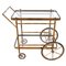 Faux Bamboo Brass Bar Trolley, 1950s, Image 1
