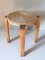 Pine and Straw Stool, 1980s 1