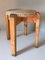 Pine and Straw Stool, 1980s 5