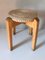 Pine and Straw Stool, 1980s 7