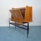 Vintage Highboard aus Metall & Holz, 1950er 7